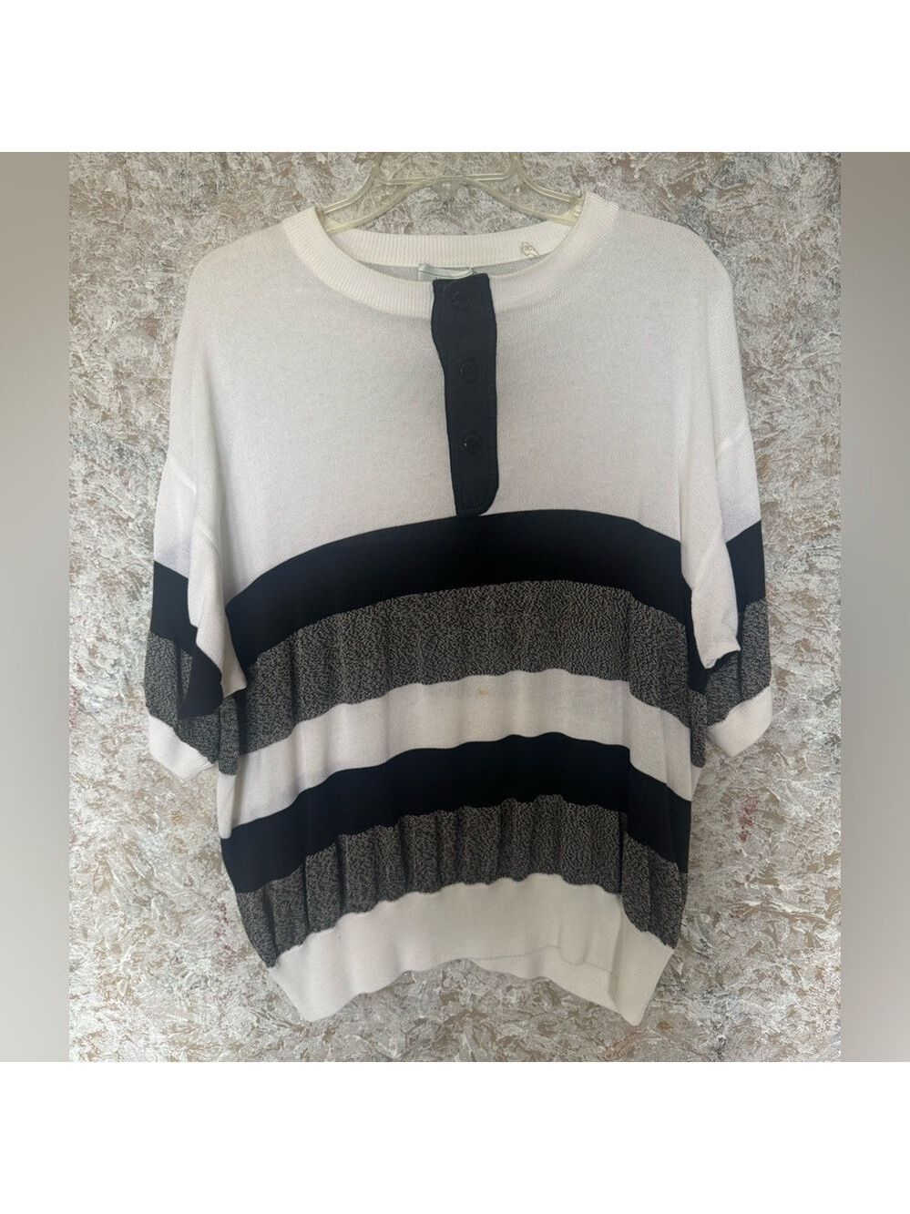 Uomo Mizar Sweater White Black